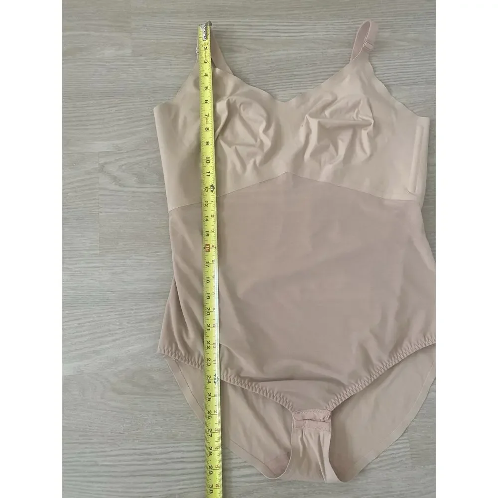 Honeylove‎ Shaping Cami Bodysuit Sand 3X Smoothing Lifting Comfort